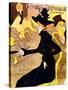 Henri De Toulouse-Lautrec 1864 - 1901, French Painter, Divan Japonais 1892-3-Henri de Toulouse-Lautrec-Stretched Canvas