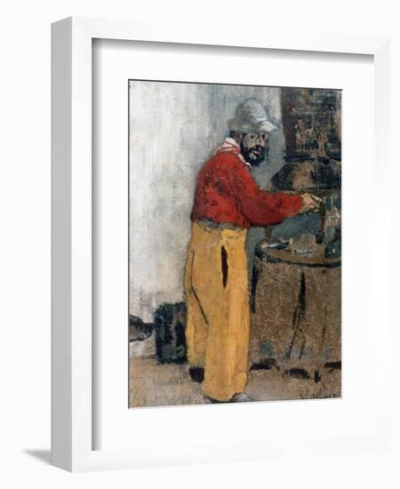 Henri de Toulouse-Lautrec à Villeneuve-sur-Yonne (1898)-Edouard Vuillard-Framed Giclee Print