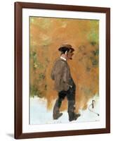 Henri de Toulouse-Lautrec Aged 19, 1883-Rene Princeteau-Framed Giclee Print
