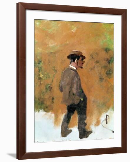 Henri de Toulouse-Lautrec Aged 19, 1883-Rene Princeteau-Framed Giclee Print