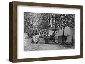 Henri De Toulouse-Lautrec and His Mother-null-Framed Photographic Print