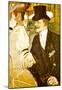 Henri de Toulouse-Lautrec Anglais at Moulin Rouge Art Print Poster-null-Mounted Poster