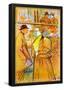 Henri de Toulouse-Lautrec At the Moulin Rouge Art Print Poster-null-Framed Poster