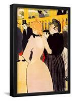 Henri de Toulouse-Lautrec At the Moulin Rouge la Goulue and her Sister Art Print Poster-null-Framed Poster