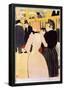 Henri de Toulouse-Lautrec At the Moulin Rouge la Goulue and her Sister Art Print Poster-null-Framed Poster