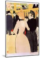 Henri de Toulouse-Lautrec At the Moulin Rouge la Goulue and her Sister Art Print Poster-null-Mounted Poster