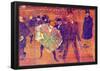 Henri de Toulouse-Lautrec Ball At Moulin-Rouge Art Print Poster-null-Framed Poster