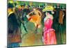 Henri de Toulouse-Lautrec Ball in the Moulin Rouge Art Print Poster-null-Mounted Poster