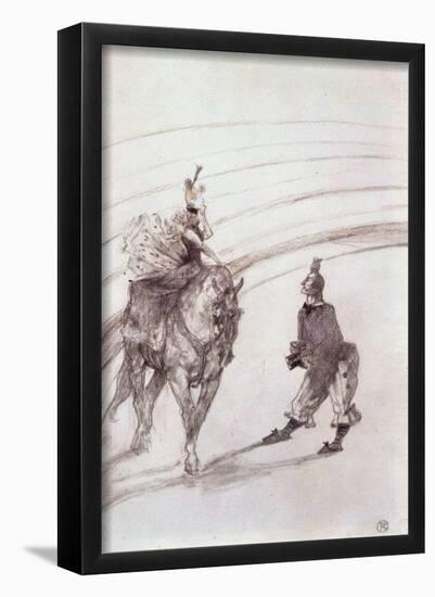 Henri de Toulouse-Lautrec (Circus Scene) Art Poster Print-null-Framed Poster