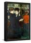 Henri de Toulouse-Lautrec Dancing a Waltz Art Print Poster-null-Framed Poster