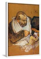 Henri de Toulouse-Lautrec Doctor Pean Operates Art Print Poster-null-Framed Poster