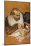 Henri de Toulouse-Lautrec Doctor Pean Operates Art Print Poster-null-Mounted Poster