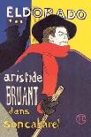 Ambassadeurs: Aristide Bruant dans Son Cabaret-Henri de Toulouse-Lautrec-Art Print