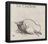 Henri de Toulouse-Lautrec (Illustration to Jules Renard "Histoires naturelles," The pig) Art Poster-null-Framed Poster