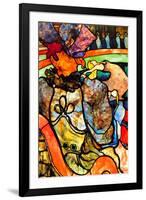 Henri de Toulouse-Lautrec In the Circus-Henri de Toulouse-Lautrec-Framed Art Print