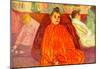 Henri de Toulouse-Lautrec In the Salon Divas Art Print Poster-null-Mounted Poster