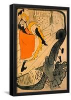 Henri de Toulouse-Lautrec Jane Avril Art Print Poster-null-Framed Poster