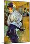 Henri de Toulouse-Lautrec Jane Avril Dancing 2 Art Print Poster-null-Mounted Poster