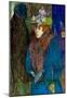 Henri de Toulouse-Lautrec Jane Avril Entering in the Moulin Rouge Art Print Poster-null-Mounted Poster