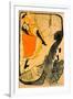 Henri de Toulouse-Lautrec Jane Avril-null-Framed Art Print