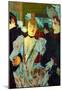 Henri de Toulouse-Lautrec La Goulue Entering the Moulin Rouge Art Print Poster-null-Mounted Poster