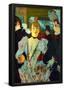 Henri de Toulouse-Lautrec La Goulue Entering the Moulin Rouge Art Print Poster-null-Framed Poster