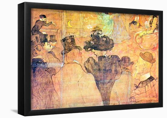 Henri de Toulouse-Lautrec Mauri Dance Art Print Poster-null-Framed Poster