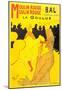 Henri de Toulouse-Lautrec Moulin Rouge la Goulue Art Print Poster-null-Mounted Poster