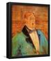 Henri de Toulouse-Lautrec (Portrait of Oscar Wilde) Art Poster Print-null-Framed Poster