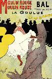 Jane Avril Leaves The Moulin Rouge-Henri de Toulouse-Lautrec-Mounted Art Print