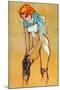 Henri de Toulouse-Lautrec Stockings-null-Mounted Art Print