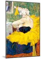 Henri de Toulouse-Lautrec The Clowness Cha U Kao Art Print Poster-null-Mounted Poster