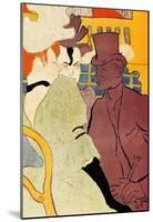 Henri de Toulouse-Lautrec The Englishman at the Moulin Rouge 2 Art Print Poster-null-Mounted Poster