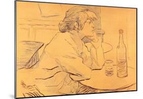 Henri de Toulouse-Lautrec The Hangover Art Print Poster-null-Mounted Poster