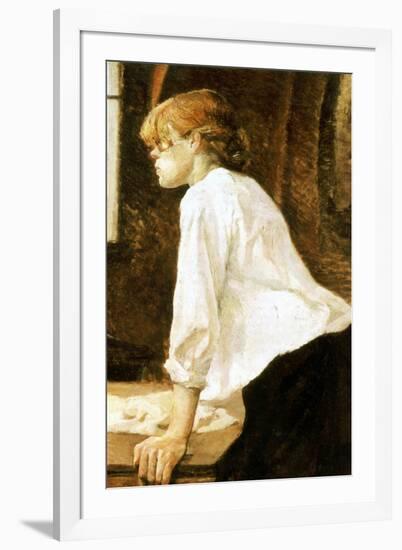 Henri de Toulouse-Lautrec The Laundress-null-Framed Art Print