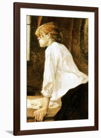 Henri de Toulouse-Lautrec The Laundress-null-Framed Art Print