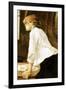Henri de Toulouse-Lautrec The Laundress-null-Framed Art Print