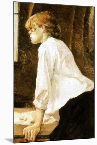 Henri de Toulouse-Lautrec The Laundress-null-Mounted Art Print