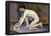 Henri de Toulouse-Lautrec The Marble Polisher Art Print Poster-null-Framed Poster