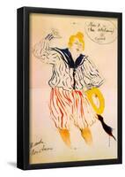 Henri de Toulouse-Lautrec The Seamen Song Art Print Poster-null-Framed Poster