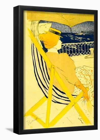 Henri de Toulouse-Lautrec The Traveller 2 Art Print Poster-null-Framed Poster