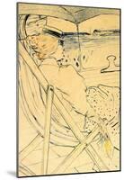 Henri de Toulouse-Lautrec The Traveller Art Print Poster-null-Mounted Poster