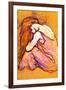 Henri de Toulouse-Lautrec Woman Combing Hair-null-Framed Art Print
