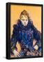 Henri de Toulouse-Lautrec Woman in a Black Boa Art Print Poster-null-Framed Poster