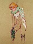 Woman Pulling up Her Stocking, 1894-Henri de Toulouse-Lautrec-Giclee Print