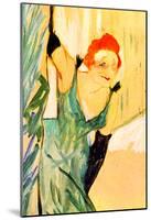 Henri de Toulouse-Lautrec Yvette Guilbert Greets the Audience Art Print Poster-null-Mounted Poster