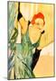 Henri de Toulouse-Lautrec Yvette Guilbert Greets the Audience Art Print Poster-null-Mounted Poster
