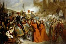 Entry of Charles VII into Rouen, 10 November 1449-Henri Decaisne-Giclee Print