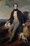 Portrait of Alphonse de Lamartine 1830-Henri Decaisne-Giclee Print