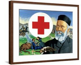 Henri Dunant (1828-1910). Swiss Philanthropist-null-Framed Giclee Print